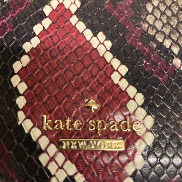 NWOT Kate Spade Reece Park Marci Snakeskin Shoulder/Crossbody Bag - Picture 12 of 16